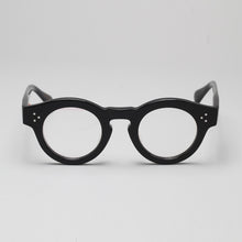 Carica l'immagine nel visualizzatore di Gallery, Zerosun Occhiali rotondi vintage Telaio da uomo Occhiali rotondi retrò Piccoli 43mm Tartaruga Nerd Designer di marca Occhiali neri Acetato 
