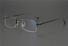 Load image into Gallery viewer, Zerosun gold frame glasses men Titanium Eyeglasses male Brand Spectacles for Prescription Myopia Optic Lens