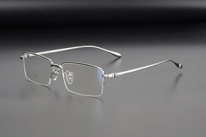 Zerosun gold frame glasses men Titanium Eyeglasses male Brand Spectacles for Prescription Myopia Optic Lens
