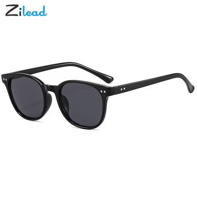Zilead 2023 Sunglasses UV Protection Clear Lens Flexible Hinge Comfortable Nose Pads For Women Men Unisex Black Grey