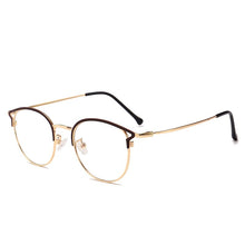 Load image into Gallery viewer, Zilead Anti Blue Light Round Cat Eyes Eyeglasse Frame Women&amp;Men Computer Eye protection Eyewear Optical Spectacle Glasses Unisex