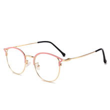 Load image into Gallery viewer, Zilead Anti Blue Light Round Cat Eyes Eyeglasse Frame Women&amp;Men Computer Eye protection Eyewear Optical Spectacle Glasses Unisex