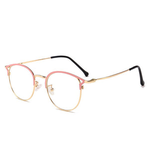 Zilead Anti Blue Light Round Cat Eyes Eyeglasse Frame Women&Men Computer Eye protection Eyewear Optical Spectacle Glasses Unisex