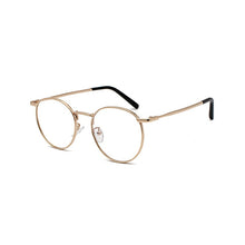 Load image into Gallery viewer, Fashion Clear Lens Metal Frame Sunglasses Retro Woman Glasses  Male Sun Glasses Round Gold UV400 Birthday Gift Items