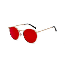 Load image into Gallery viewer, Fashion Clear Lens Metal Frame Sunglasses Retro Woman Glasses  Male Sun Glasses Round Gold UV400 Birthday Gift Items