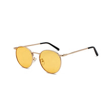 Load image into Gallery viewer, Fashion Clear Lens Metal Frame Sunglasses Retro Woman Glasses  Male Sun Glasses Round Gold UV400 Birthday Gift Items