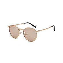Load image into Gallery viewer, Fashion Clear Lens Metal Frame Sunglasses Retro Woman Glasses  Male Sun Glasses Round Gold UV400 Birthday Gift Items