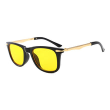 Load image into Gallery viewer, Zilead  Retro Square Kid Sunglasses Polarized UV400 Boy Girl Eyeglasses Shading Mirror Metal Children Gafas de sol Black