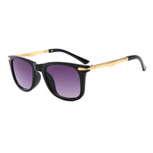 Load image into Gallery viewer, Zilead  Retro Square Kid Sunglasses Polarized UV400 Boy Girl Eyeglasses Shading Mirror Metal Children Gafas de sol Black