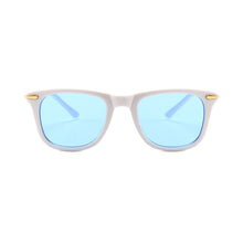 Load image into Gallery viewer, Zilead  Retro Square Kid Sunglasses Polarized UV400 Boy Girl Eyeglasses Shading Mirror Metal Children Gafas de sol Black