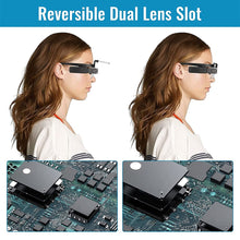 Load image into Gallery viewer, Zilead Headband Illuminated Magnifier Rechargeable For Maintain And Read Magnifying Glasses Lens Loupe With LED Light 3 Glasses