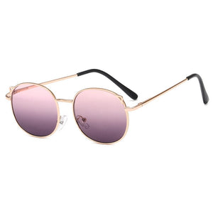 Zilead Kid Sunglasses Cute Cat Ears Boy Girl Sunglasses Vintage Round Metal Sun Glasses  Children Shading Eyewear UV400 oculos