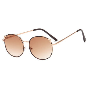 Zilead Kid Sunglasses Cute Cat Ears Boy Girl Sunglasses Vintage Round Metal Sun Glasses  Children Shading Eyewear UV400 oculos