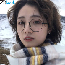 Load image into Gallery viewer, Zilead Metal Anti Blue Light Glasses Frame Polygon Men&amp;Women Computer Games Goggles Eyeglasses Optical Spectacle