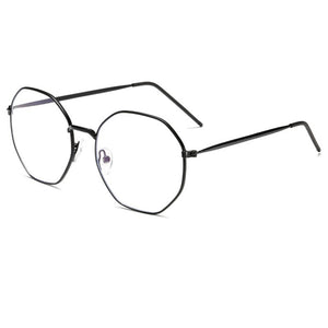 Zilead Metal Anti Blue Light Glasses Frame Polygon Men&Women Computer Games Goggles Eyeglasses Optical Spectacle