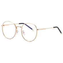 Carica l&#39;immagine nel visualizzatore di Gallery, Zilead Retro Anti Blue Light Glasses Frame Metal Round Optical Sepectacles Plain Eyeglasses Eyewear For Men Women Unisex