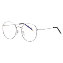 Carica l&#39;immagine nel visualizzatore di Gallery, Zilead Retro Anti Blue Light Glasses Frame Metal Round Optical Sepectacles Plain Eyeglasses Eyewear For Men Women Unisex