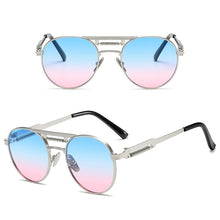 Load image into Gallery viewer, Zilead Round Glasses Spring Sunglasses Vintage Punk Style Sunglasses Women Men 2023  Brand Shade Sun Glasses
