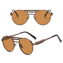 Load image into Gallery viewer, Zilead Round Glasses Spring Sunglasses Vintage Punk Style Sunglasses Women Men 2023  Brand Shade Sun Glasses