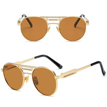 Load image into Gallery viewer, Zilead Round Glasses Spring Sunglasses Vintage Punk Style Sunglasses Women Men 2023  Brand Shade Sun Glasses