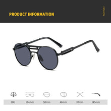 Load image into Gallery viewer, Zilead Round Glasses Spring Sunglasses Vintage Punk Style Sunglasses Women Men 2023  Brand Shade Sun Glasses