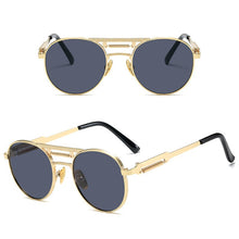 Load image into Gallery viewer, Zilead Round Glasses Spring Sunglasses Vintage Punk Style Sunglasses Women Men 2023  Brand Shade Sun Glasses