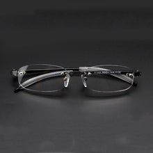 Load image into Gallery viewer, Zilead Ultralight Soft TR90 Frameless Finished Myopia Glasses Mens Businesss Nearsighted Shortsighted Glasses-1.0to-4.0 Unisex