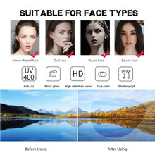 Load image into Gallery viewer, Zilead Vintage Square Frame Sunglasses UV Protection Clear Lens Ultra-Light Fahsion Comfortable For Women Men Black Yellow Red