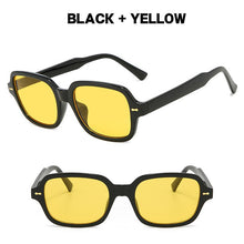 Load image into Gallery viewer, Zilead Vintage Square Frame Sunglasses UV Protection Clear Lens Ultra-Light Fahsion Comfortable For Women Men Black Yellow Red