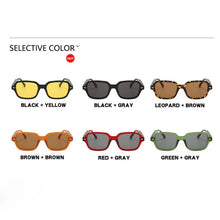 Load image into Gallery viewer, Zilead Vintage Square Frame Sunglasses UV Protection Clear Lens Ultra-Light Fahsion Comfortable For Women Men Black Yellow Red