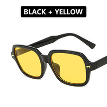 Load image into Gallery viewer, Zilead Vintage Square Frame Sunglasses UV Protection Clear Lens Ultra-Light Fahsion Comfortable For Women Men Black Yellow Red