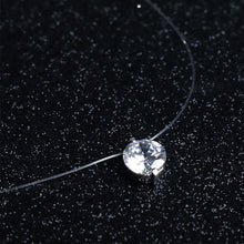 Load image into Gallery viewer, Pendant Shiny Choker For Women Fishline Necklace Jewelry Transparent Invisible Line Fashion