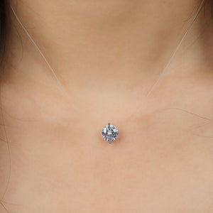 Pendant Shiny Choker For Women Fishline Necklace Jewelry Transparent Invisible Line Fashion