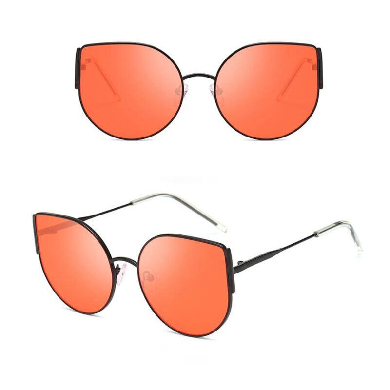Zowensyh trend large frame sunglasses personality metal frame sunglasses for ladies street snap sun glasses women glasses