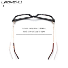 Load image into Gallery viewer, acetate cat eye square rectangle eyeglasses frames customizable transparent fake glasses without diopters Women myopia
