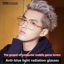 Load image into Gallery viewer, anti blue rays computer Glasses Men woman Blue Light Coating Gaming Glasses for computer protection eye Retro Spectacles myopia