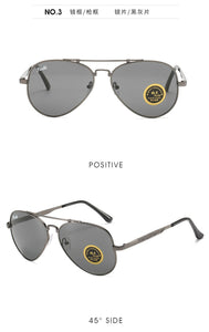 ao Aviation glass sunglasses women men 2023 brand designer  pilot metal driving glasses retro oculos de sol uv400