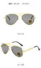 Load image into Gallery viewer, ao Aviation glass sunglasses women men 2023 brand designer  pilot metal driving glasses retro oculos de sol uv400