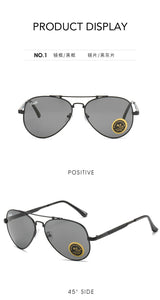 ao Aviation glass sunglasses women men 2023 brand designer  pilot metal driving glasses retro oculos de sol uv400