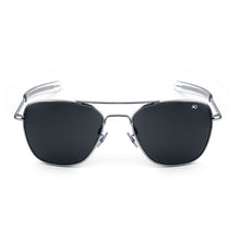 Load image into Gallery viewer, aviation ao logo sunglasses women men with original box rectangle American Army Military Optical pilot driving glasses uv400