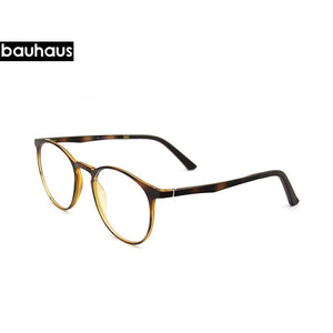 bauhaus Magnet Eyeglasses Full Rim Optical Frame Prescription Spectacle Round Vintage Myopia polarization Sunglasses Anti Glare