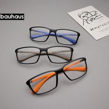 Load image into Gallery viewer, bauhaus brand  Ultem Glasses Frames colorful Optical Frame for Women and Men square frame 7018 myopia clear