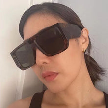 Load image into Gallery viewer, big frame rectangle sunglasses women men 2023 brand designer ladies sun glasses oversized oculos de sol feminino uv400