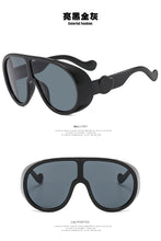 Load image into Gallery viewer, big steampunk sunglasses women men 2023 trending products yellow sliver black blue punk sun glasses retro oculos de sol feminino
