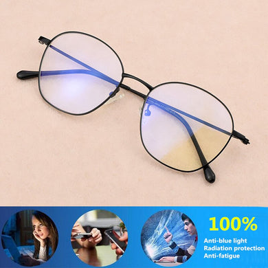 blue light Glasses Frame Women Light Blocking Filter Reduces Digital Eye Strain Clear Regular Computer Gaming Glasses Frame Men