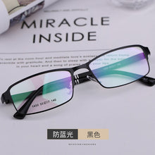 Load image into Gallery viewer, blue light blocking glasses men full metal frame for men  frame only