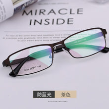 Load image into Gallery viewer, blue light blocking glasses men full metal frame for men  frame only