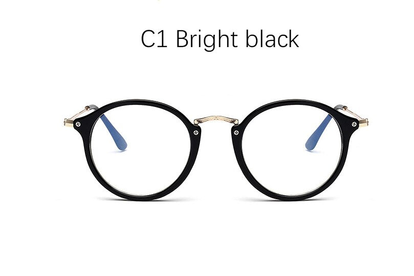 blue light glasses frame computer glasses spectacles round transparent female women's eyeglasses frame 2023 Optical frames clear
