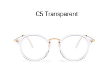 Load image into Gallery viewer, blue light glasses frame computer glasses spectacles round transparent female women&#39;s eyeglasses frame  Optical frames clear