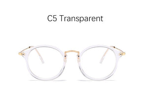 blue light glasses frame computer glasses spectacles round transparent female women's eyeglasses frame  Optical frames clear